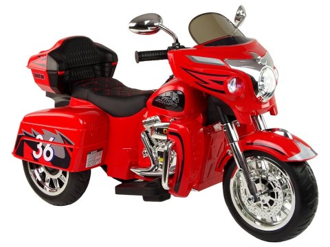 Motor Na Akumulator Trójkołowy Goldwing Czerwony Motor Na Akumulator Trójkołowy Goldwing Czerwony