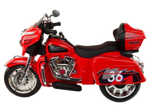 Motor Na Akumulator Trójkołowy Goldwing Czerwony Motor Na Akumulator Trójkołowy Goldwing Czerwony