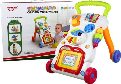 Pchacz Chodzik Telefon Pianinko Znikopis 3 w 1 Pchacz Chodzik Telefon Pianinko Znikopis 3 w 1