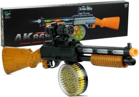 Pistolet Broń Karabin AK 868-1 Świeci Gra 60 cm Pistolet Broń Karabin AK 868-1 Świeci Gra 60 cm