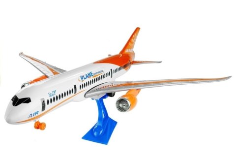 Samolot Pasażerski Biały Friction Podstawka 65 cm Samolot Pasażerski Biały Friction Podstawka 65 cm