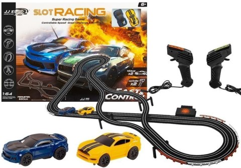 Tor Wyścigowy 2 Autka Kontrolery Slot Cars 1:64 Tor Wyścigowy 2 Autka Kontrolery Slot Cars 1:64
