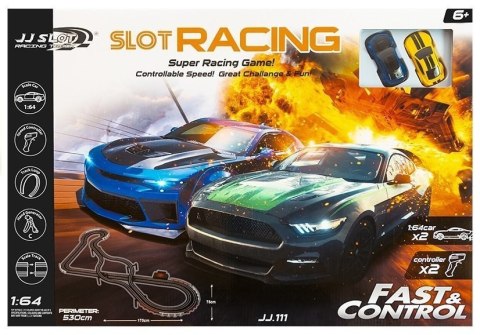 Tor Wyścigowy 2 Autka Kontrolery Slot Cars 1:64 Tor Wyścigowy 2 Autka Kontrolery Slot Cars 1:64