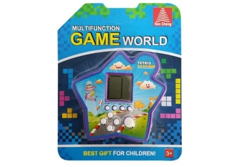 Gra Elektroniczna Kieszonkowa Tetris Gwiazdka Fioletowy Gra Elektroniczna Kieszonkowa Tetris Gwiazdka Fioletowy