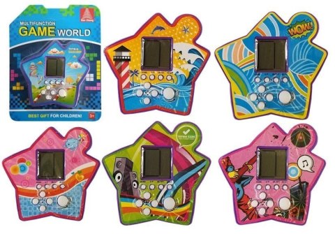 Gra Elektroniczna Kieszonkowa Tetris Gwiazdka Fioletowy Gra Elektroniczna Kieszonkowa Tetris Gwiazdka Fioletowy