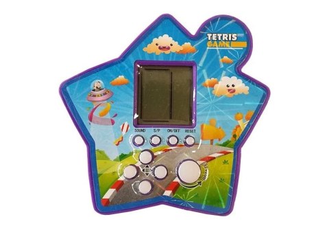 Gra Elektroniczna Kieszonkowa Tetris Gwiazdka Fioletowy Gra Elektroniczna Kieszonkowa Tetris Gwiazdka Fioletowy