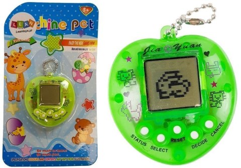 Gra Elektroniczna Tamagotchi Zielona z krótkim łańcuszkiem Gra Elektroniczna Tamagotchi Zielona z krótkim łańcuszkiem