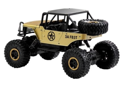 Auto Zdalnie Sterowane Jeep R/C 1:18 Złoty Auto Zdalnie Sterowane Jeep R/C 1:18 Złoty
