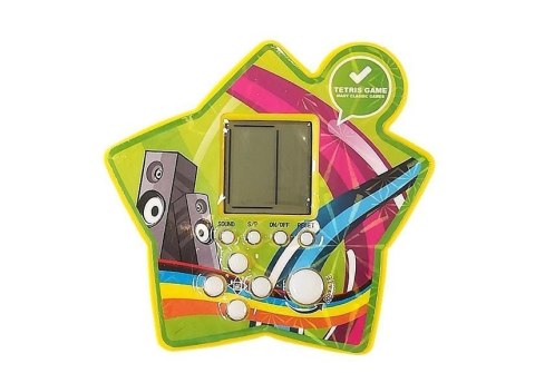 Gra Elektroniczna Kieszonkowa Brick Tetris Żółty Gra Elektroniczna Kieszonkowa Brick Tetris Żółty