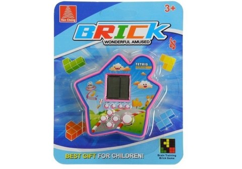 Gra Elektroniczna Kieszonkowa Tetris Gwiazdka Fioletowy Gra Elektroniczna Kieszonkowa Tetris Gwiazdka Fioletowy