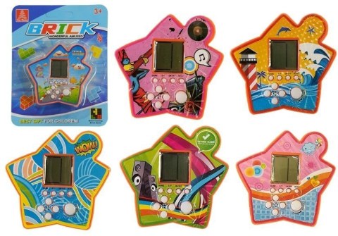 Gra Elektroniczna Kieszonkowa Tetris Gwiazdka Pomarańczowy Gra Elektroniczna Kieszonkowa Tetris Gwiazdka Pomarańczowy
