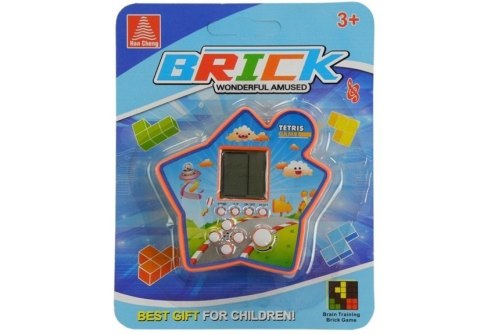 Gra Elektroniczna Kieszonkowa Tetris Gwiazdka Pomarańczowy Gra Elektroniczna Kieszonkowa Tetris Gwiazdka Pomarańczowy