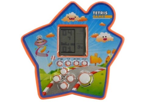 Gra Elektroniczna Kieszonkowa Tetris Gwiazdka Pomarańczowy Gra Elektroniczna Kieszonkowa Tetris Gwiazdka Pomarańczowy