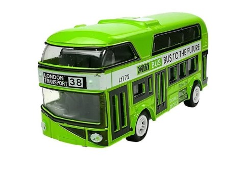 Piętrowy Autobus Napęd Naciągowy 4 Kolorów Piętrowy Autobus Napęd Naciągowy 4 Kolorów
