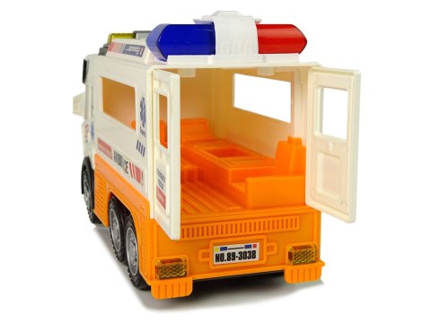Ambulans Autko na Baterie Światło Dźwięki Ambulans Autko na Baterie Światło Dźwięki