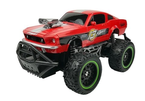 Auto Zdalnie Sterowane R/C 6.5 km/h Wysokie Koła Czerwone Auto Zdalnie Sterowane R/C 6.5 km/h Wysokie Koła Czerwone