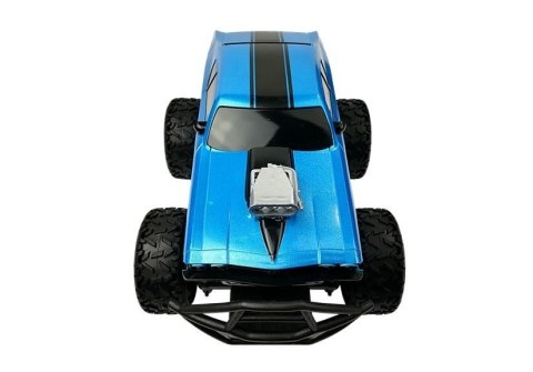 Auto Zdalnie Sterowane R/C 6.5 km/h Wysokie Koła Niebieskie Auto Zdalnie Sterowane R/C 6.5 km/h Wysokie Koła Niebieskie
