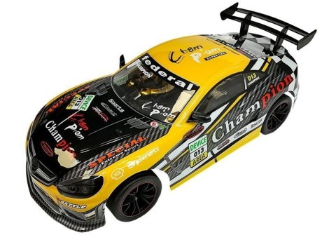 Auto Zdalnie Sterowane Sportowe 2.4GHz Żółte Auto Zdalnie Sterowane Sportowe 2.4GHz Żółte