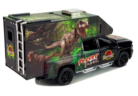 Camper z Dinozaurami 1:32 Czarny Camper z Dinozaurami 1:32 Czarny