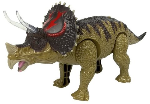 Dinozaur Triceratops Zielony Na Baterie Dinozaur Triceratops Zielony Na Baterie