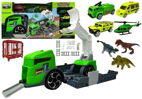Zestaw Ciężarówka z Dinozaurami Transporter Zestaw Ciężarówka z Dinozaurami Transporter