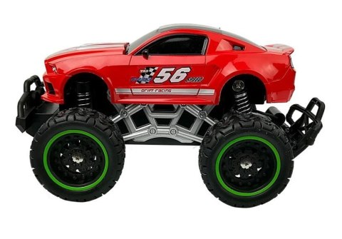 Auto Zdalnie Sterowane R/C 6.5 km/h Wysokie Koła Czerwone Auto Zdalnie Sterowane R/C 6.5 km/h Wysokie Koła Czerwone