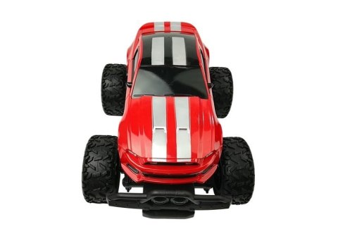 Auto Zdalnie Sterowane R/C 6.5 km/h Wysokie Koła Czerwone Auto Zdalnie Sterowane R/C 6.5 km/h Wysokie Koła Czerwone