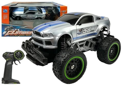 Auto Zdalnie Sterowane R/C 6.5 km/h Wysokie Koła Srebrne Auto Zdalnie Sterowane R/C 6.5 km/h Wysokie Koła Srebrne