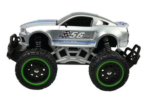 Auto Zdalnie Sterowane R/C 6.5 km/h Wysokie Koła Srebrne Auto Zdalnie Sterowane R/C 6.5 km/h Wysokie Koła Srebrne