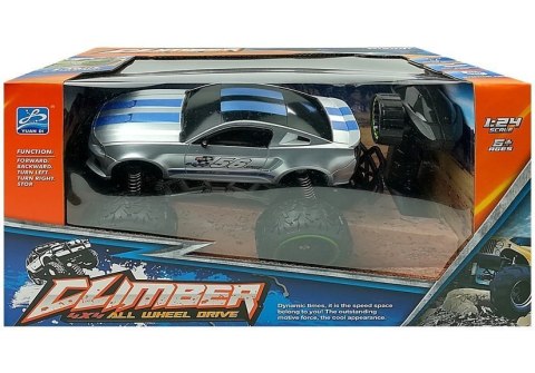 Auto Zdalnie Sterowane R/C 6.5 km/h Wysokie Koła Srebrne Auto Zdalnie Sterowane R/C 6.5 km/h Wysokie Koła Srebrne