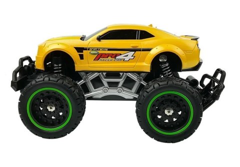 Auto Zdalnie Sterowane R/C 6.5 km/h Wysokie Koła Żółte Auto Zdalnie Sterowane R/C 6.5 km/h Wysokie Koła Żółte