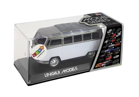 Autobus Resorak z Napędem Frykcyjnym Na Baterie Światła Dźwięki Biały Autobus Resorak z Napędem Frykcyjnym Na Baterie Światła Dźwięki Biały