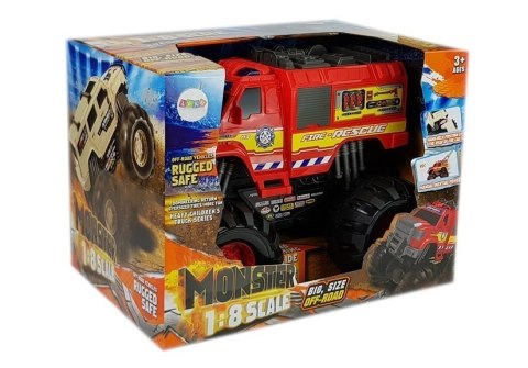 Monster Auto Wóz Strażacki Straż Duże Koła 1:8 40 cm x 30 cm x 35 cm Monster Auto Wóz Strażacki Straż Duże Koła 1:8 40 cm x 30 cm x 35 cm