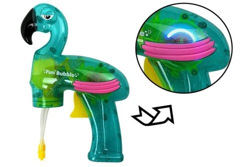Pistolet do baniek mydlanych flaming niebieski Pistolet do baniek mydlanych flaming niebieski