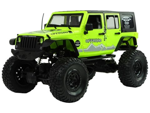 Auto Terenowe Rock Crawler 2.4 GHz Zielone Amortyzatory 4x4 Auto Terenowe Rock Crawler 2.4 GHz Zielone Amortyzatory 4x4