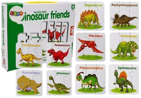 Puzzle Edukacyjne Dinozaury Angielski 10 Połączeń Puzzle Edukacyjne Dinozaury Angielski 10 Połączeń