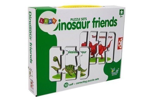 Puzzle Edukacyjne Dinozaury Angielski 10 Połączeń Puzzle Edukacyjne Dinozaury Angielski 10 Połączeń