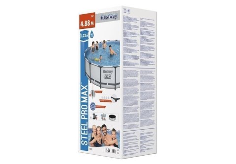 Basen Ogrodowy Stelażowy 488 x 122cm Bestway 5612Z Basen Ogrodowy Stelażowy 488 x 122cm Bestway 5612Z