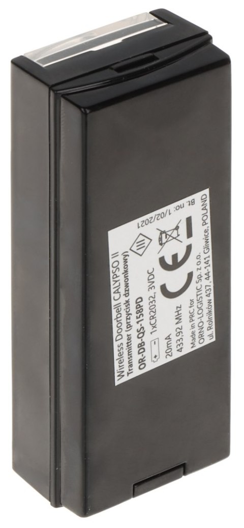 DZWONEK BEZPRZEWODOWY CALYPSO II AC OR-DB-QS-159 AC 230V ORNO DZWONEK BEZPRZEWODOWY CALYPSO II AC OR-DB-QS-159 AC 230V ORNO