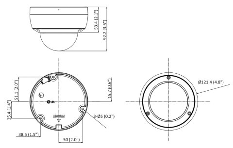 KAMERA WANDALOODPORNA IP DS-2CD2146G2-I(2.8MM)(C) AcuSense - 4 Mpx 2.8 mm Hikvision