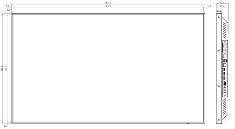 MONITOR HDMI, DP, VGA, AUDIO, USB, RJ45 LM49-S400 49 " - 4K UHD DAHUA MONITOR HDMI, DP, VGA, AUDIO, USB, RJ45 LM49-S400 49 " - 4K UHD DAHUA