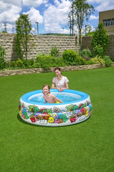 Basen Dmuchany Okrągły 152 cm x 51 cm Bestway 51121 Basen Dmuchany Okrągły 152 cm x 51 cm Bestway 51121