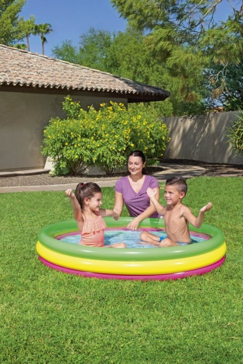 Basen Dmuchany Tęcza 152 cm x 30 cm Bestway 51103 Basen Dmuchany Tęcza 152 cm x 30 cm Bestway 51103