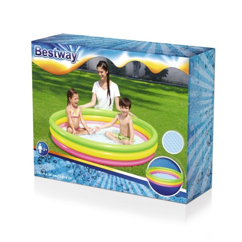 Basen Dmuchany Tęcza 152 cm x 30 cm Bestway 51103 Basen Dmuchany Tęcza 152 cm x 30 cm Bestway 51103