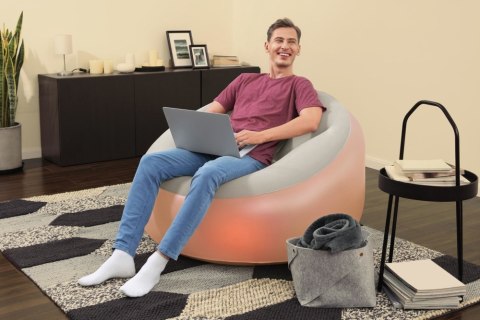Dmuchany Fotel Podświetlany 102 x 97 x 71 cm Bestway 75086 Dmuchany Fotel Podświetlany 102 x 97 x 71 cm Bestway 75086