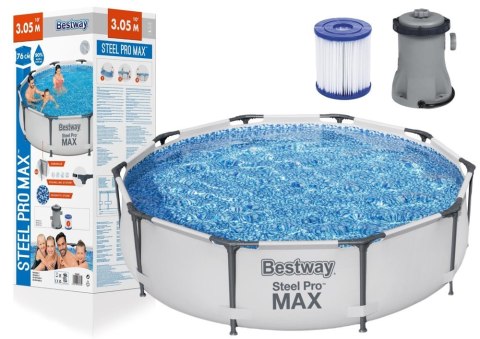 Basen Ogrodowy Stelażowy 305 x 76 cm Bestway 56408 Basen Ogrodowy Stelażowy 305 x 76 cm Bestway 56408
