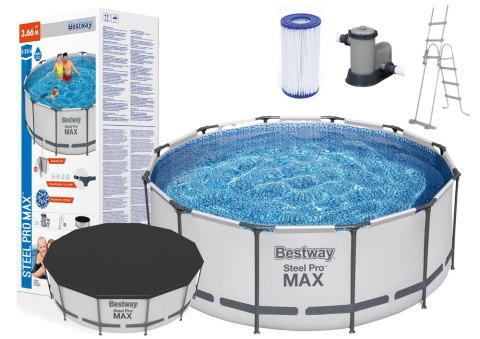Basen Ogrodowy Stelażowy 366 x 122 cm Bestway 56420 Basen Ogrodowy Stelażowy 366 x 122 cm Bestway 56420
