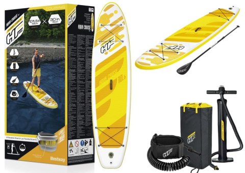 Deska Sup Hydro-Force Żółta 320 x 76 x 12 cm Bestway 65348 Deska Sup Hydro-Force Żółta 320 x 76 x 12 cm Bestway 65348