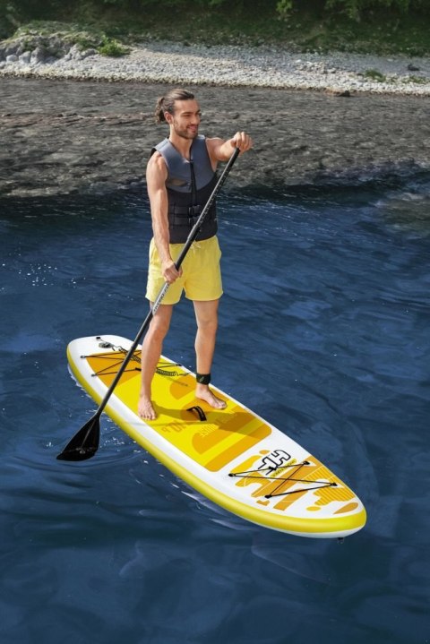 Deska Sup Hydro-Force Żółta 320 x 76 x 12 cm Bestway 65348 Deska Sup Hydro-Force Żółta 320 x 76 x 12 cm Bestway 65348