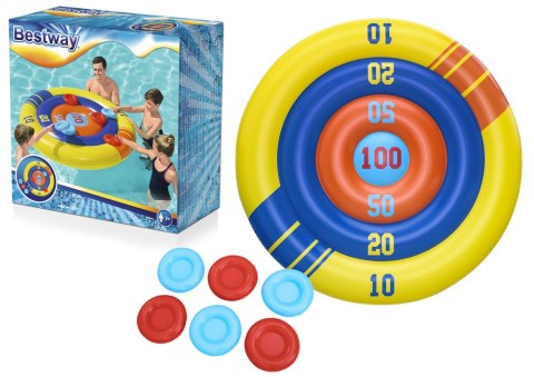 Dmuchana Gra Basenowa Zręcznościowa Tarcza, Frisbee 140 cm Bestway 52566 Dmuchana Gra Basenowa Zręcznościowa Tarcza, Frisbee 140 cm Bestway 52566